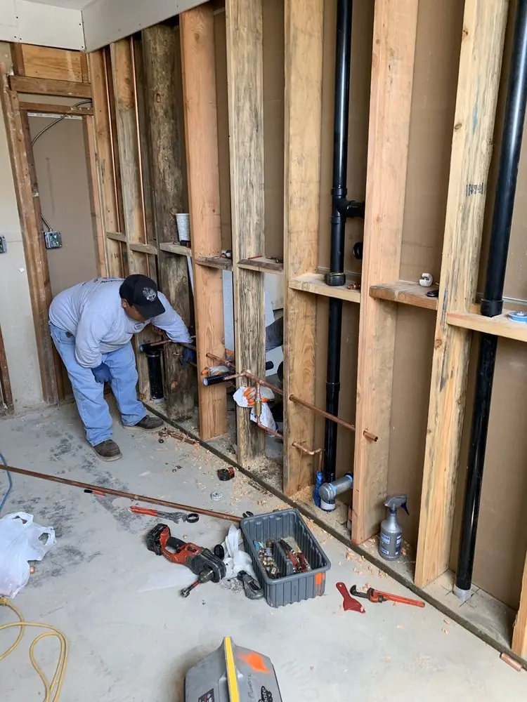 Commercial rough-in plumbing for Trenchless Sewer Repair in Tahoe Marina Estates